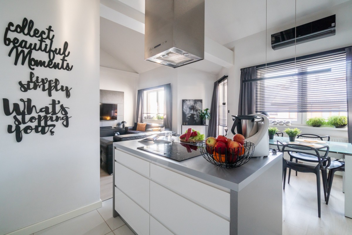 2 poziomy - nowe budownictwo - przestrzeń