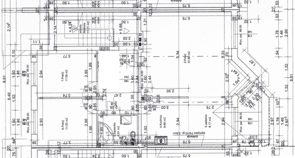 2 poziomy - nowe budownictwo - przestrzeń